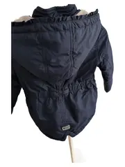 Vorschaubild 2 von Kinder Outdoorjacke Winter Kapuzenjacke Gesteppt Blau Gr. 92