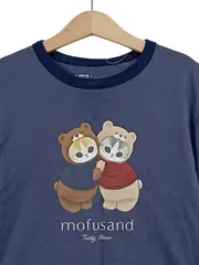 Vorschaubild 2 von Kinder T-Shirt Blau Tiermotiv Schriftzug Gr. 128 Baumwolle