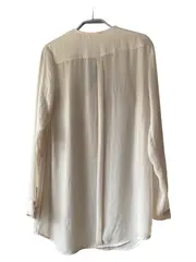 Vorschaubild 2 von Damen Bluse Gr. 34/XS Beige Langarm Modern