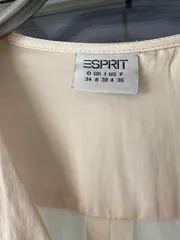 Vorschaubild 5 von Damen Bluse Gr. 34/XS Beige Langarm Modern