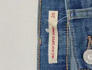 Vorschaubild 3 von LEVIS Damen Jeans Slim Fit W26/34 XS Mile High Super Skinny Blau