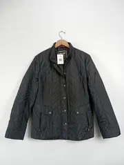 Vorschaubild 2 von Damen Steppjacke Gr. 40 Schwarz Casual