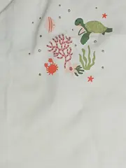 Vorschaubild 3 von Baby T-Shirt Gr. 68 Weiß Maritim Schildkröte Meerestiere
