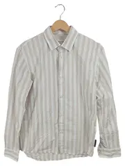 Vorschaubild 1 von Denim Herren Freizeithemd Gr. S gestreift beige weiß Relaxed