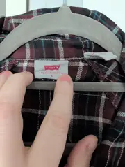 Vorschaubild 5 von Damen Hemdbluse Flanellhemd Kariert Rot Gr. 52 Langarm Casual