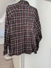 Vorschaubild 3 von Damen Hemdbluse Flanellhemd Kariert Rot Gr. 52 Langarm Casual