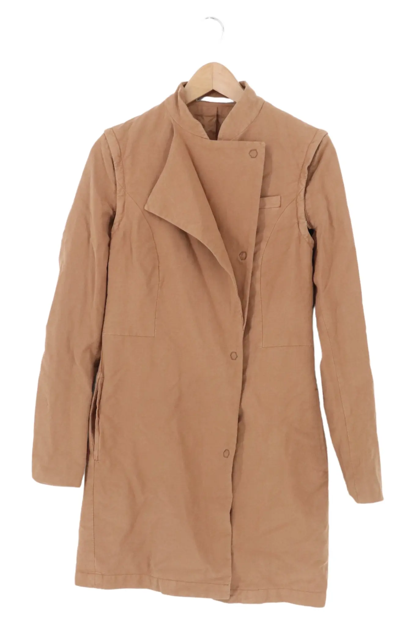 TIGER OF SWEDEN Klassischer Mantel Damen 32/XXS Braun Baumwolle Elegant