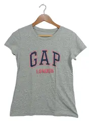 Vorschaubild 1 von Damen T-Shirt London Logo Grau Gr. XS 34 Baumwolle Casual