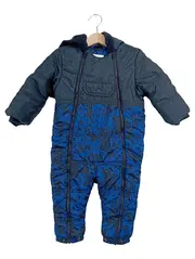 Vorschaubild 1 von Schneeanzug Baby Jungen Gr. 80 Blau Camouflage Winter