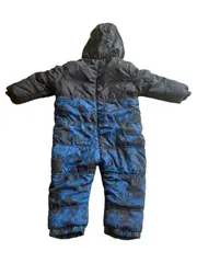 Vorschaubild 2 von Schneeanzug Baby Jungen Gr. 80 Blau Camouflage Winter