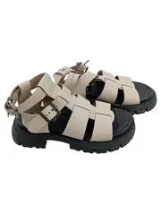 Vorschaubild 1 von Damen Sandaletten Gr. 37 Beige Modern Fisherman Sandalen