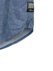 Vorschaubild 2 von Herren Freizeithemd Kurzarm Blau Gr. 42 Casual Baumwolle