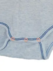 Vorschaubild 5 von Baby Body Kurzarm Gr. 86 Blau Organic Baumwolle