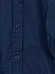 Vorschaubild 2 von Damen Hemdbluse Gr. 40 Blau Casual Langarm