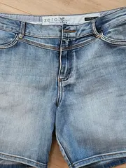 Vorschaubild 3 von Zéro Essentials Damen Jeans Shorts Gr. 42 Blau Loose Fit Casual