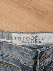 Vorschaubild 4 von Zéro Essentials Damen Jeans Shorts Gr. 42 Blau Loose Fit Casual