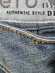 Vorschaubild 5 von Zéro Essentials Damen Jeans Shorts Gr. 42 Blau Loose Fit Casual