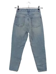 Vorschaubild 2 von Damen Destroyed Jeans Gr. 36/S Blau High Waist Mom Fit Casual