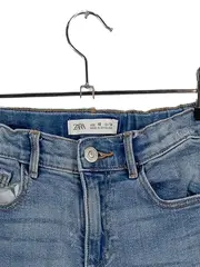 Vorschaubild 4 von Kinder Jeans Regular Fit Uni Blau Gr. 140 Baumwolle Alltag