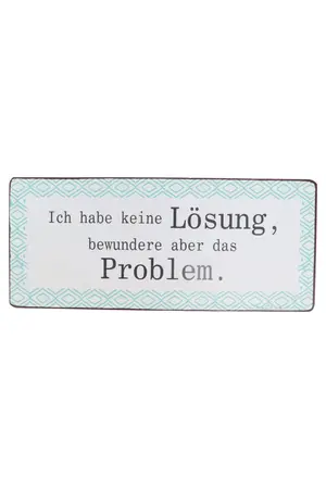 LA FINESSE Blechschild