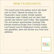 Vorschaubild 4 von Stickerbuch Tim in der Stadt Kinder Sticker aus Folie ablösbar