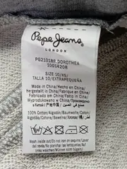 Vorschaubild 4 von PEPE JEANS Kinder Stoffhose Gr. 140 (XS) Grau Casual Pailletten Reißverschluss