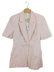 Vorschaubild 1 von Damen Kurzarm Blazer Rosa Gr. S Business Sommer