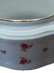 Vorschaubild 2 von Sauciere Soßenschüssel Porzellan Klassisch Weiß Blumen