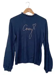 Vorschaubild 1 von Pullover Mädchen Cosy Gr. 158/164 Blau Casual Langarm