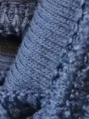 Vorschaubild 3 von Leggings Mädchen Kirschenmuster Blau Gr. 128 Rippstrick