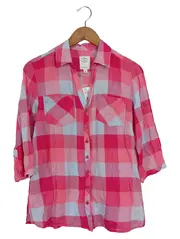 Vorschaubild 1 von Hemdbluse Damen 36/S Kariert Mehrfarbig Casual Baumwolle