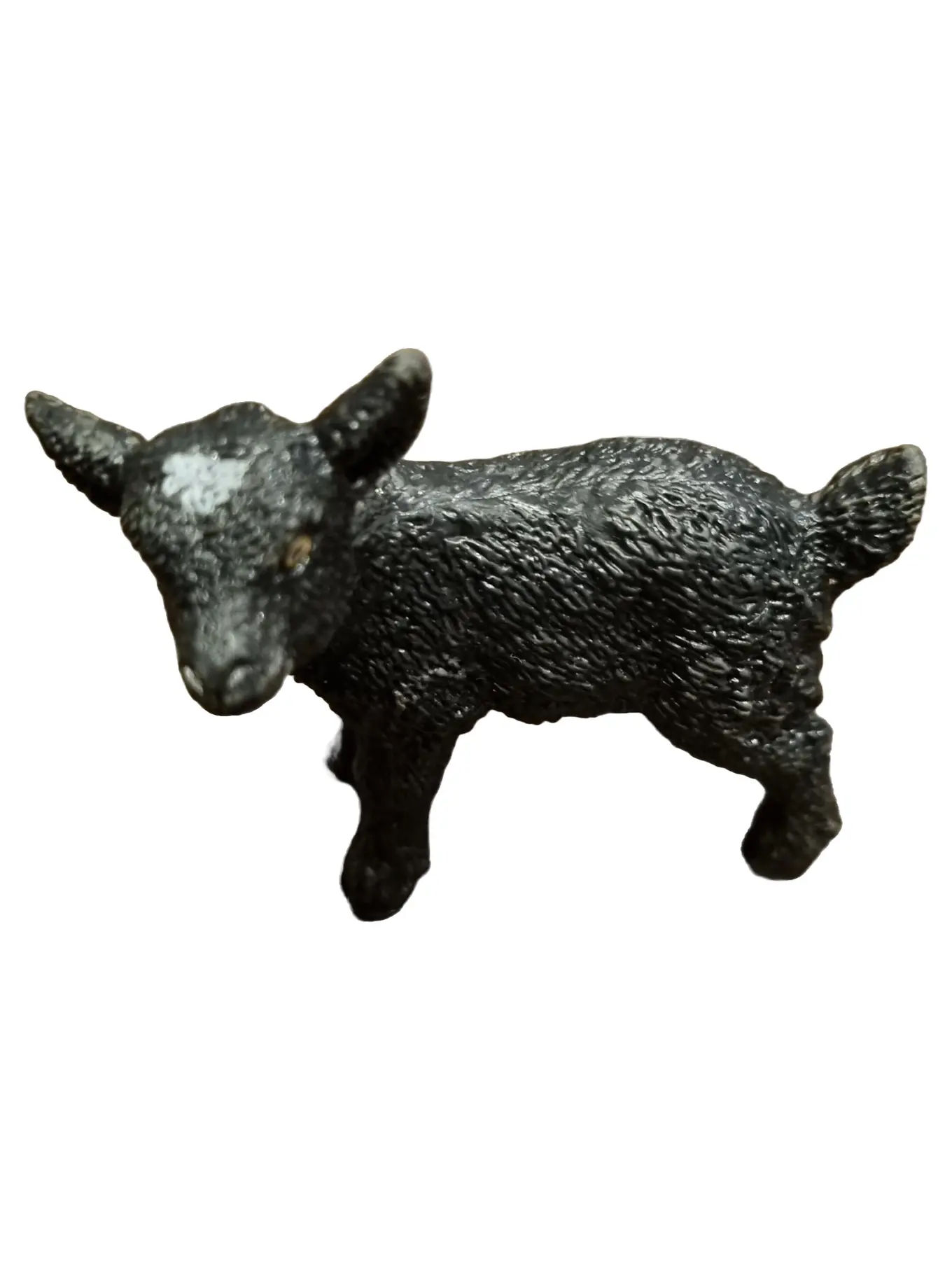 SCHLEICH Ziegenbaby Spielfigur Bauernhof Tierfigur schwarz 4x5cm
