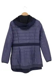 Vorschaubild 2 von Damen Steppjacke Gr. 38 Blau Casual mit Kapuze