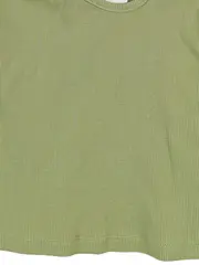 Vorschaubild 4 von Damen Top Modern Grün Rippstrick Cut-Out Größe L
