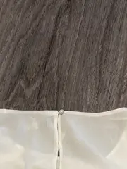 Vorschaubild 3 von Damen Bluse Gr. 36/S Weiß Spitzenärmel Elegant Langarm