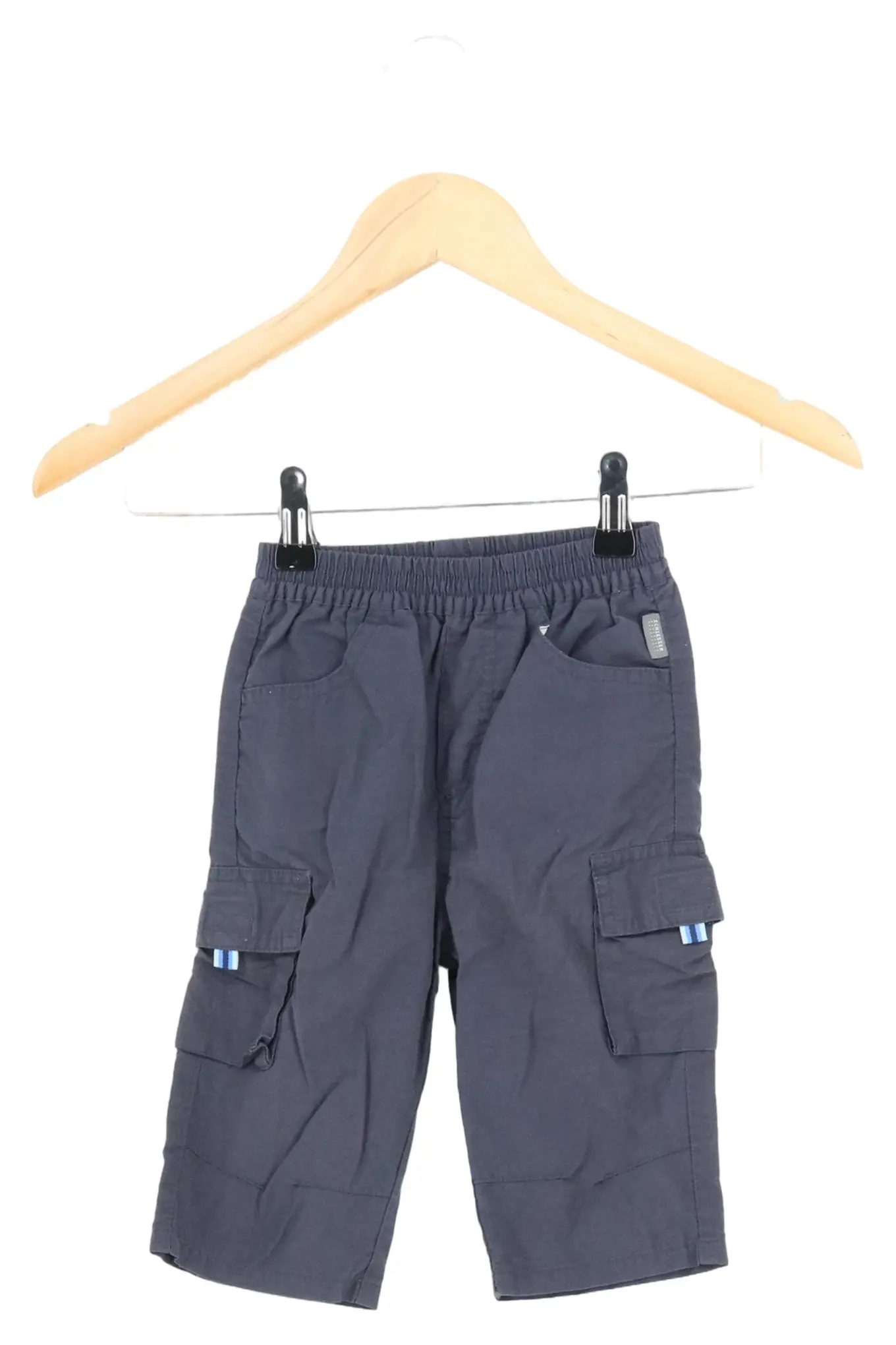 SCHIESSER Kinder Outdoorhose Shorts Gr. 74 Grau Sportlich Cargo