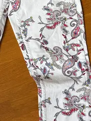 Vorschaubild 4 von Damen Stoffhose Paisley Baumwolle Freizeit Gr. 36 W28 L26