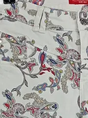 Vorschaubild 3 von Damen Stoffhose Paisley Baumwolle Freizeit Gr. 36 W28 L26