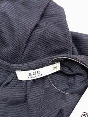 Vorschaubild 3 von Damen Pullover Gr. XS 32 Blau Gestreift 3/4 Arm Baumwolle Casual