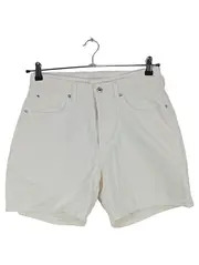 Vorschaubild 1 von Damen Jeans Shorts Bermuda High Waist Weiß Gr. 40 Baumwolle