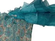 Vorschaubild 3 von Abendkleid Damen Türkis Elegant Gr. 38/M Minikleid