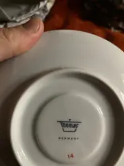 Vorschaubild 2 von Thomas Porzellan Unterteller 15 cm Gestreift Klassisch Weiß