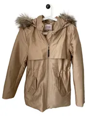 Vorschaubild 1 von Damen Felljacke Gr. 34/XS Beige Casual Winterjacke
