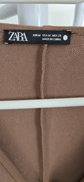 Vorschaubild 3 von Strickkleid Damen Gr. 38 M Braun Business V-Ausschnitt 3, 4 Ärmel
