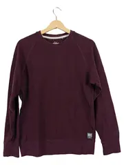 Vorschaubild 1 von Herren Pullover Gr. S Casual Rot Strukturmuster Langarm