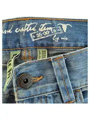 Vorschaubild 3 von EDC Herren Jeans Straight Leg Blau Gr. 33x34 Casual