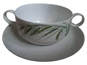 Vorschaubild 1 von Studio-Linie Suppentasse mit Untertasse Blumen Porzellan Weiß