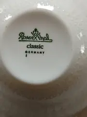 Vorschaubild 3 von Classic Germany Tasse Weiß Porzellan Strukturmuster 250ml