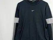 Vorschaubild 3 von Herren Sweatshirt Pullover Schwarz Grau Gr. S Sportlich Logo
