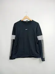 Vorschaubild 2 von Herren Sweatshirt Pullover Schwarz Grau Gr. S Sportlich Logo